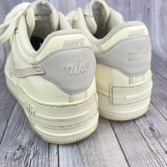 Nike Air Force 1 Low Shadow Coconut Milk CU8591-102 Women’s Size 10 US - Picture 4 of 10
